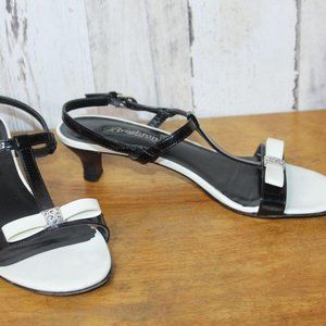 Brighton Kismet 7.5 Black White Women’s Shoes